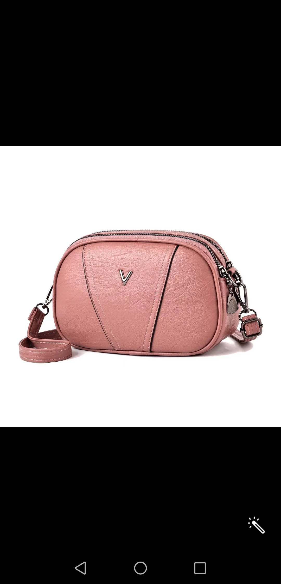 Custom-made new all-PU soft leather crossbody bags and V-shaped crossbody bags for both domestic and export sales undefined