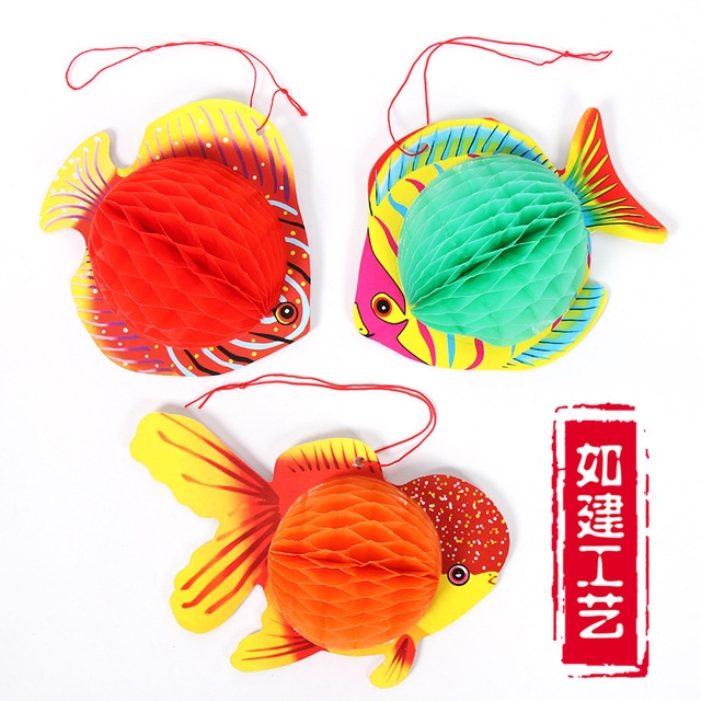 Tropical fish festival decorative items