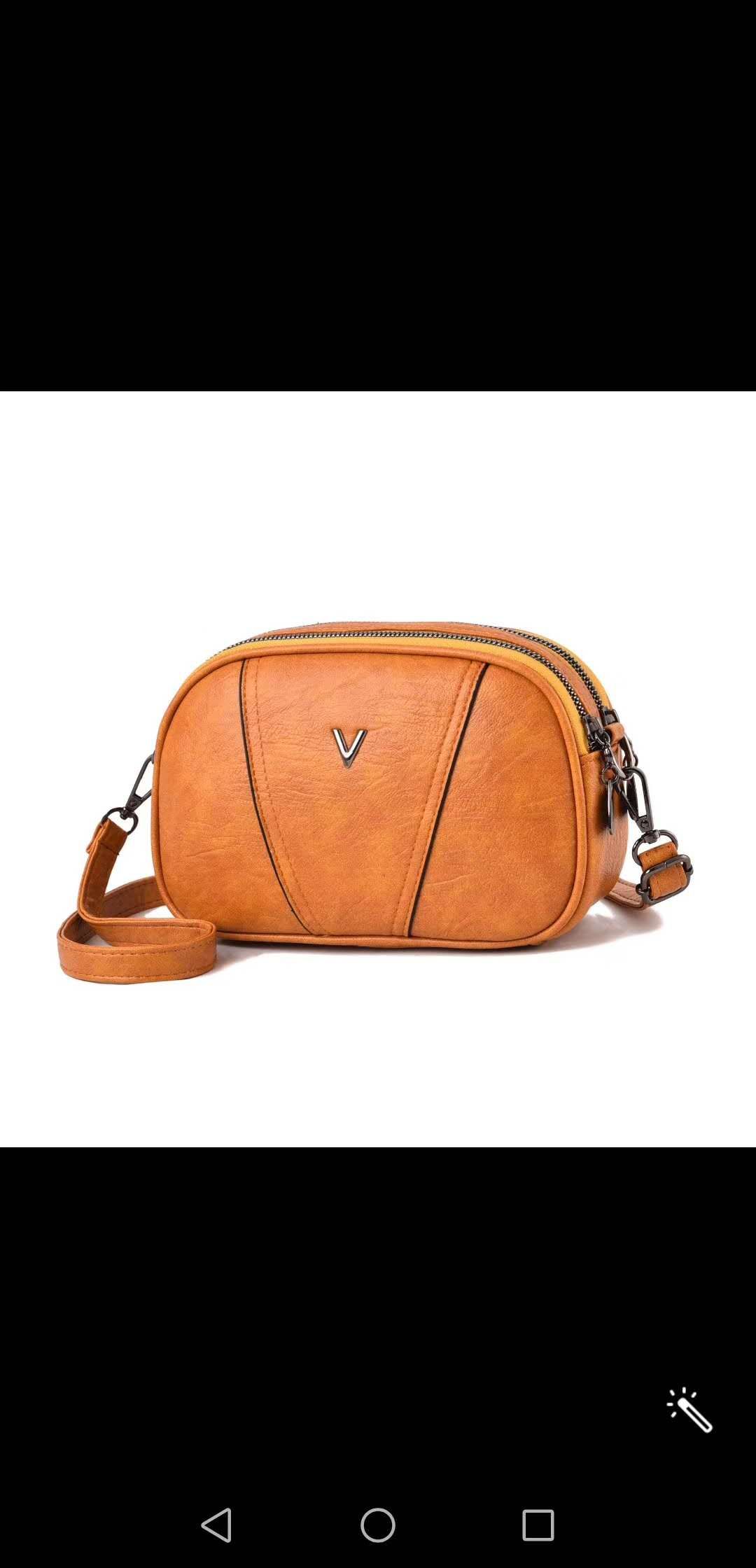 Custom-made new all-PU soft leather crossbody bags and V-shaped crossbody bags for both domestic and export sales Application Scenario