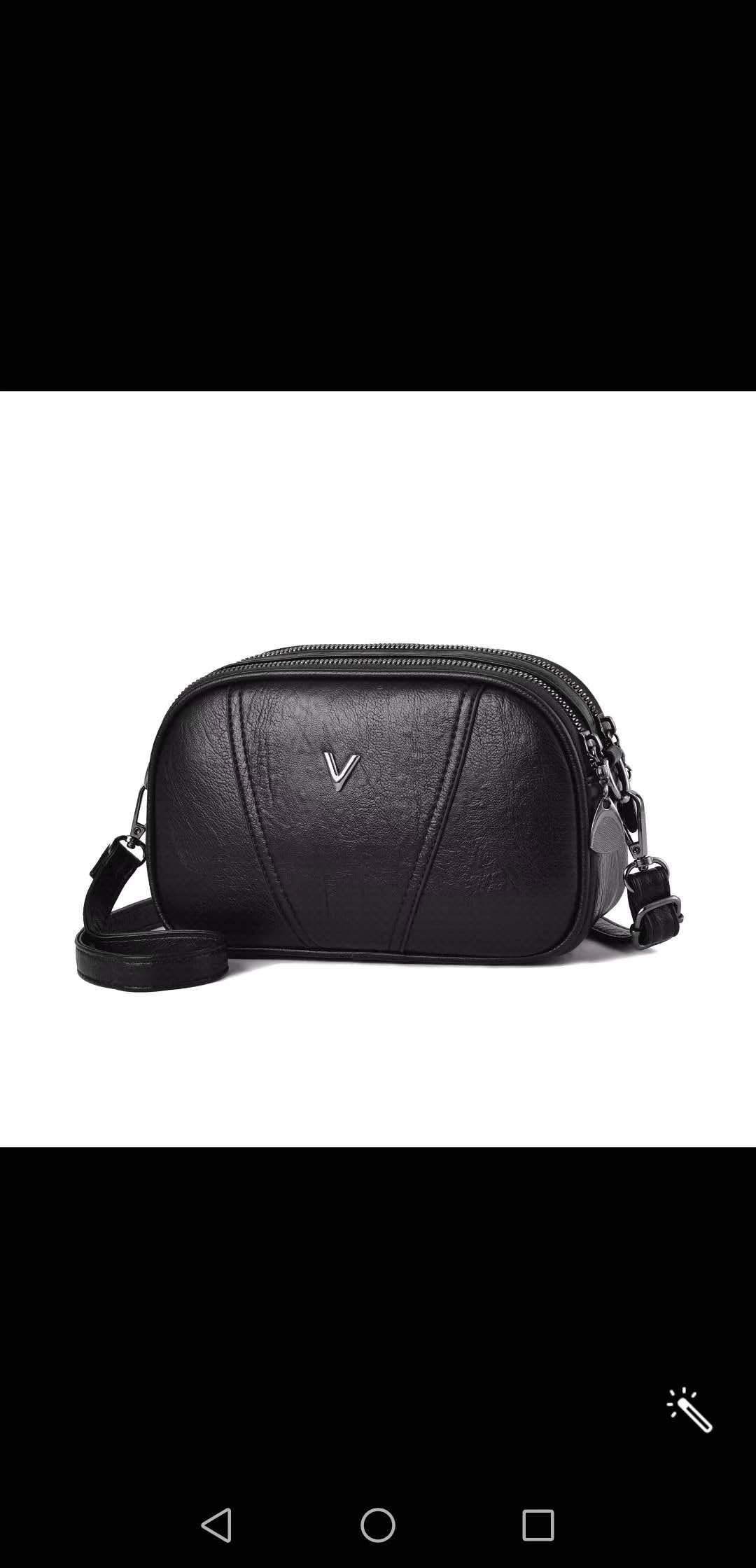 Custom-made new all-PU soft leather crossbody bags and V-shaped crossbody bags for both domestic and export sales undefined
