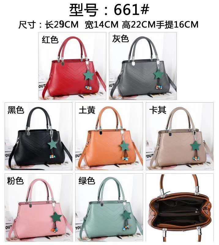 Custom-made new all-PU single-shoulder women's bags for export and domestic sales