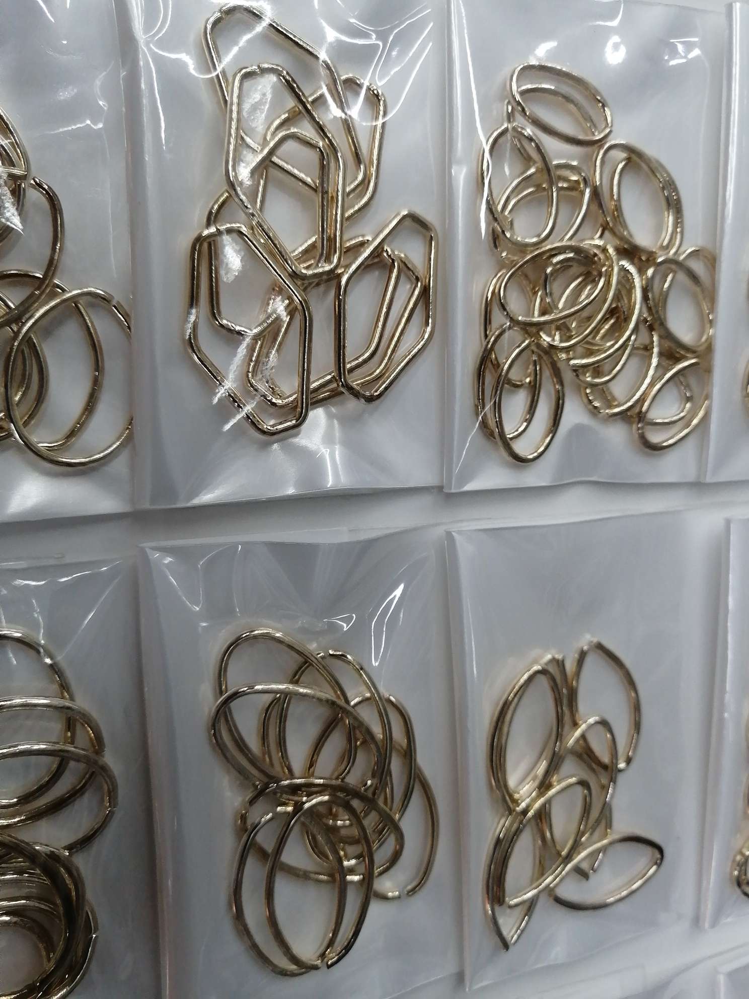 菱形铁饰品配件，电镀好30一公斤