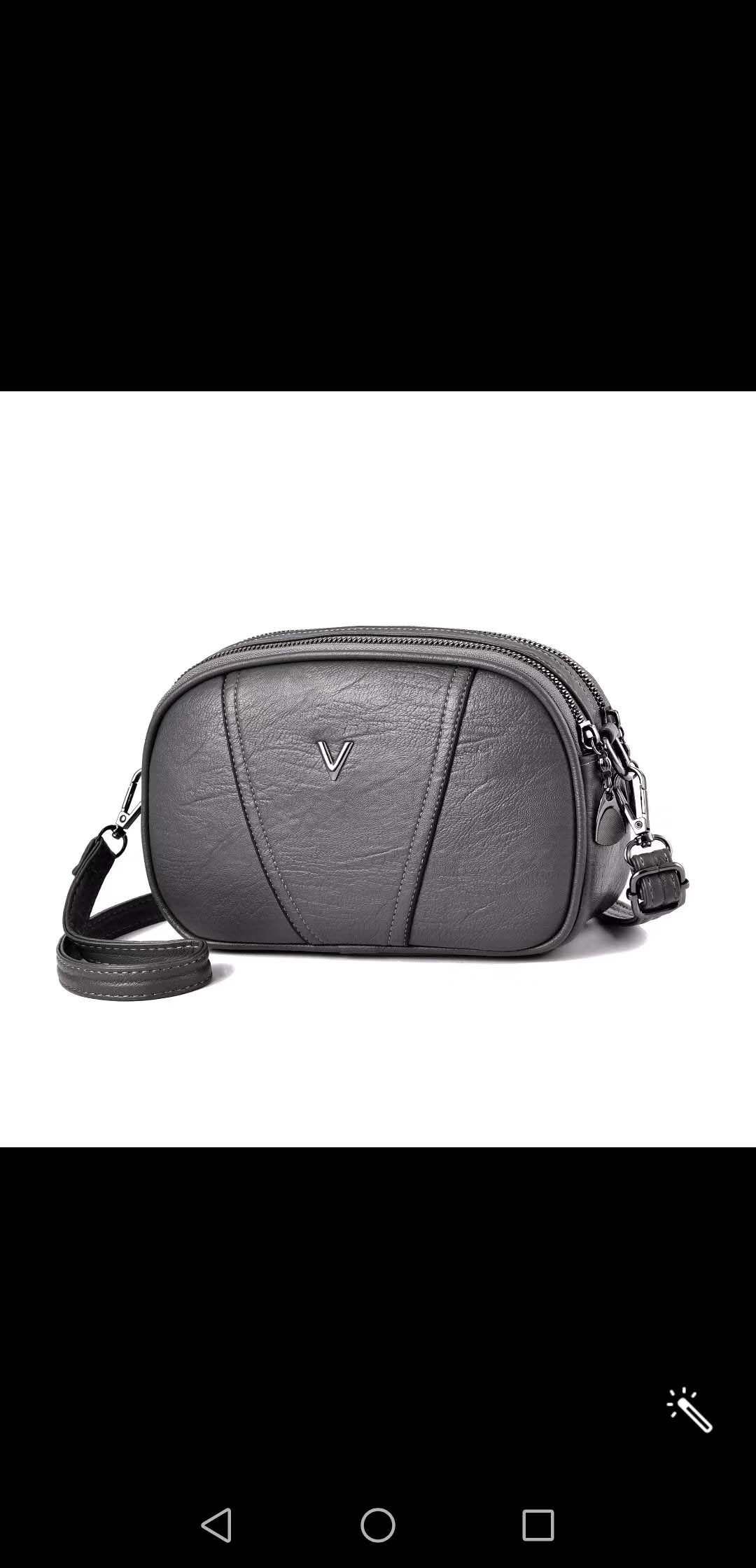 Custom-made new all-PU soft leather crossbody bags and V-shaped crossbody bags for both domestic and export sales undefined