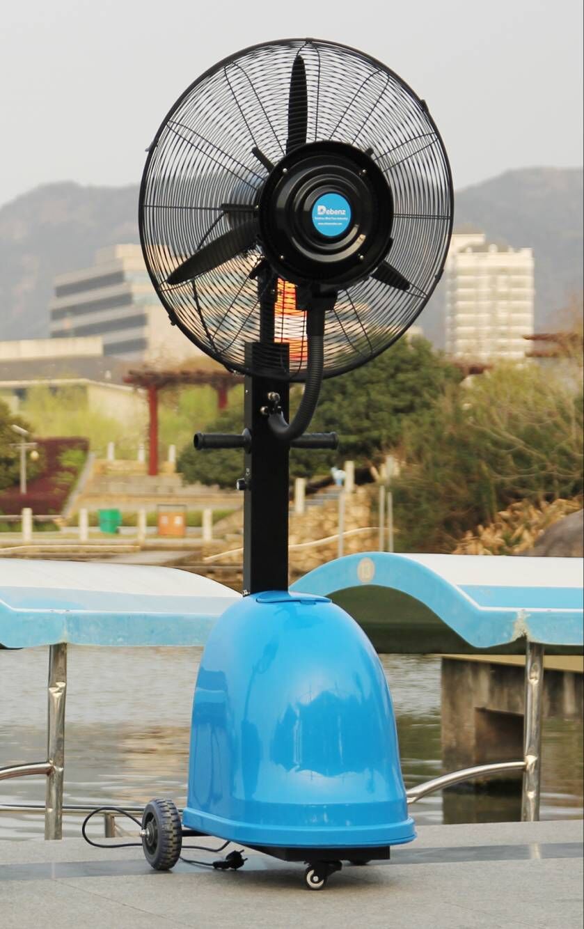 Spray fan industrial fan spare parts Outdoor fan large capacity water tank can be moved