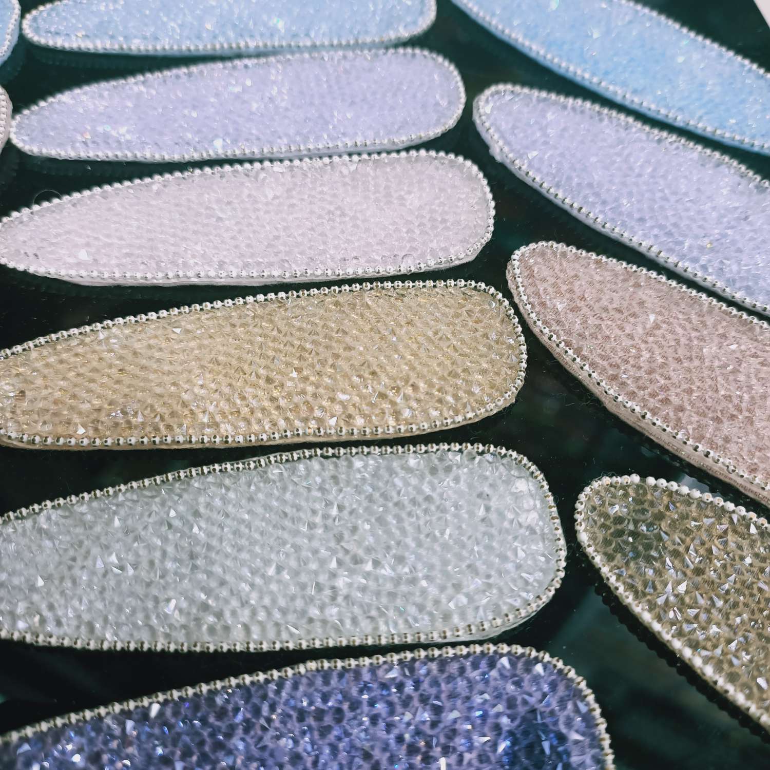 Colorful Jelly drill holder (Water droplet) (Square) (Ellipse) Specification drawing