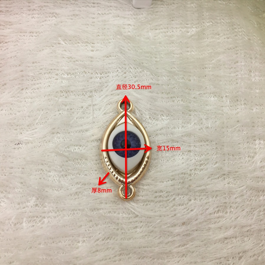 diy jewelry accessories CCB Devil Eye Accessories Angel Devil Eye Accessories Manufacturer wholesale undefined