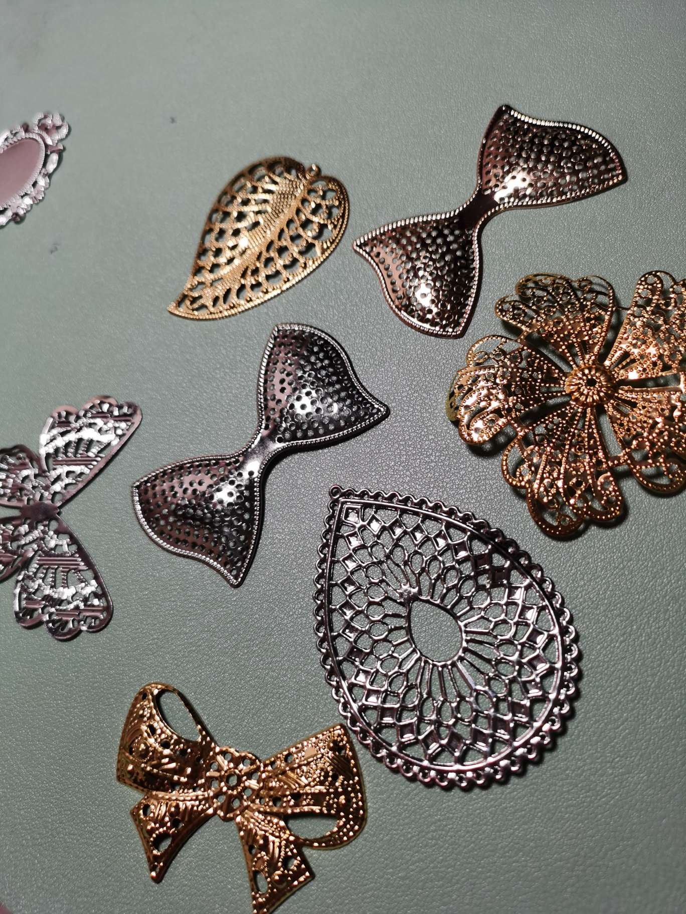 Oni earrings, headwear, necklace accessories
