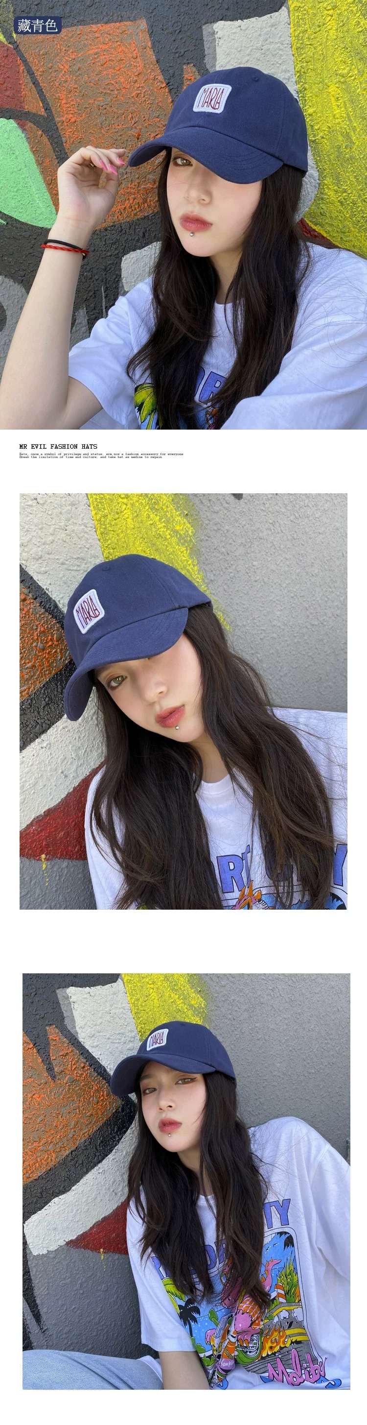 Simple Couple's Super Cool Baseball Cap details Picture