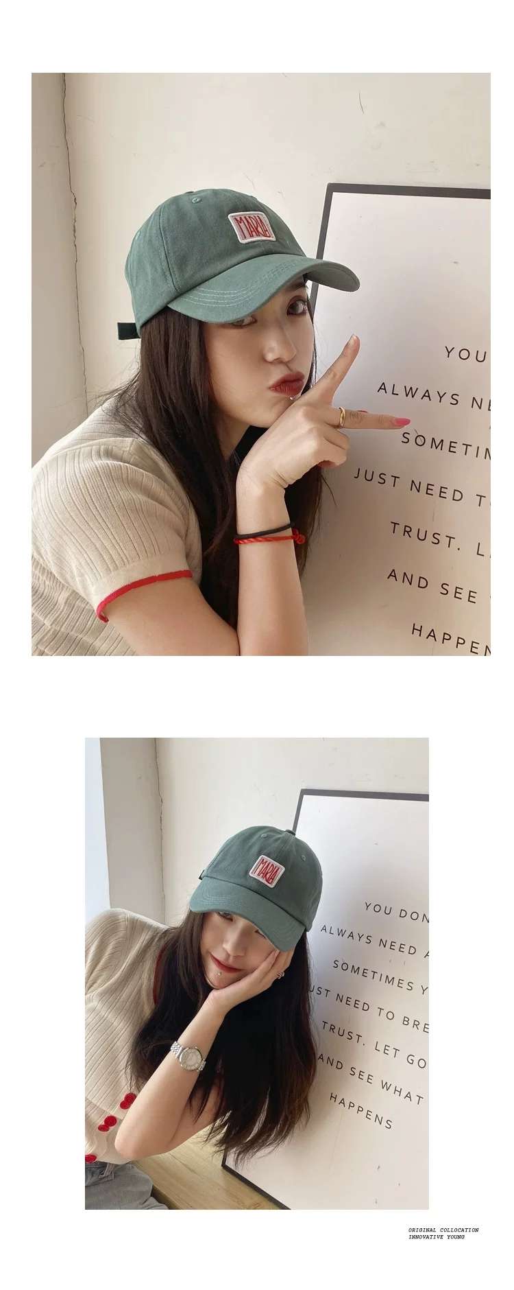 Simple Couple's Super Cool Baseball Cap Item Picture