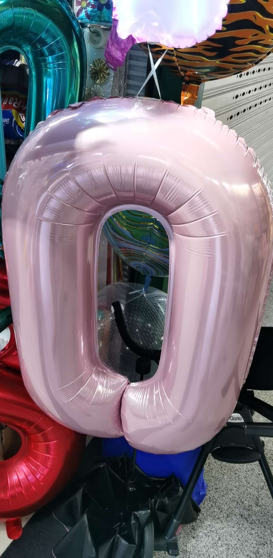 Wholesale of pink digital aluminum film balloon party supplies: 3,000 pieces per piece details Picture