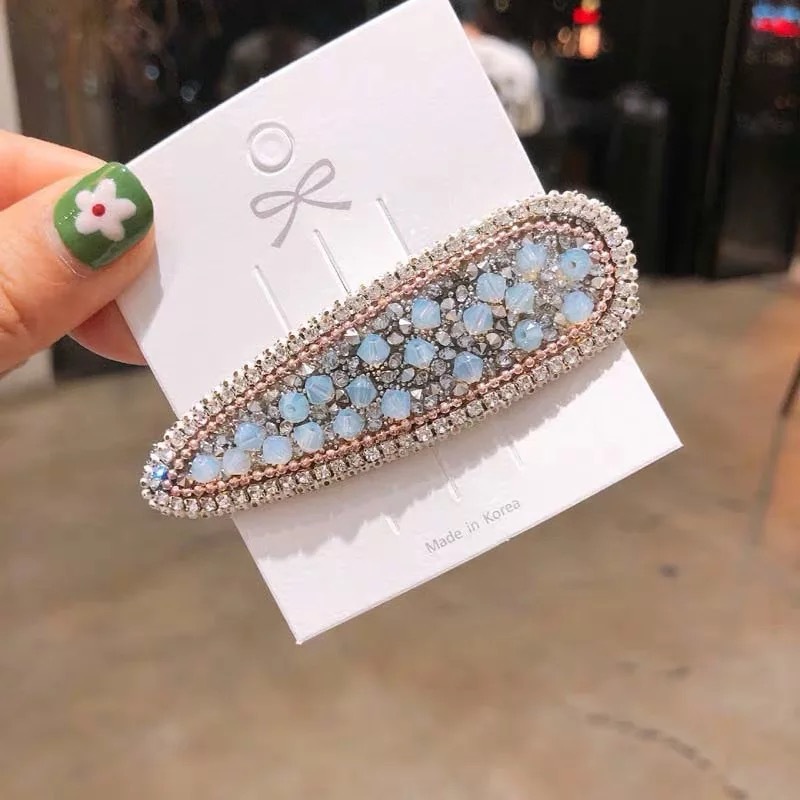 South Korea Dongdaemun Instagram Celebrity Side Clip Cross-Border Explosive Broken Hair Clip Elegant Lovely Fairy Bb Clip Hair Accessories Specification drawing