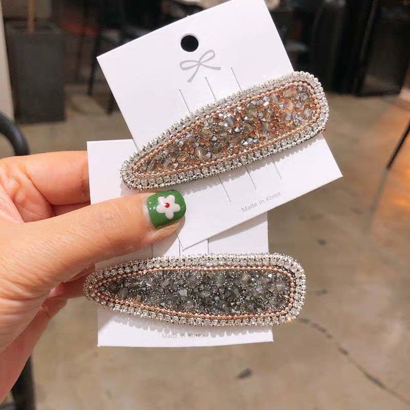 South Korea Dongdaemun Instagram Celebrity Side Clip Cross-Border Explosive Broken Hair Clip Elegant Lovely Fairy Bb Clip Hair Accessories Item Picture