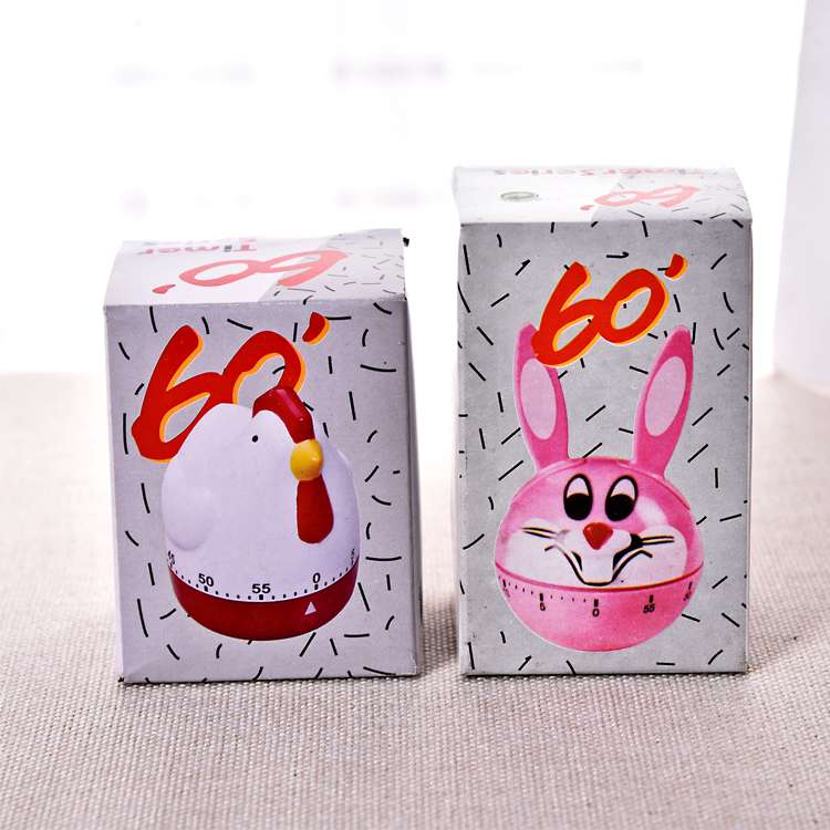 60-minute cartoon mechanical timer kitchen timer creative gift undefined