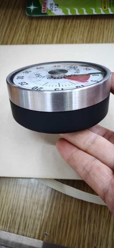 不锈钢厨房定时器上链条定时器学生学习时间管理器带磁铁详情图3