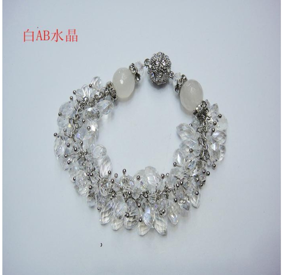 سوارات كريستال متعددة الطبقات، سوار أزياء يدوية Specification image