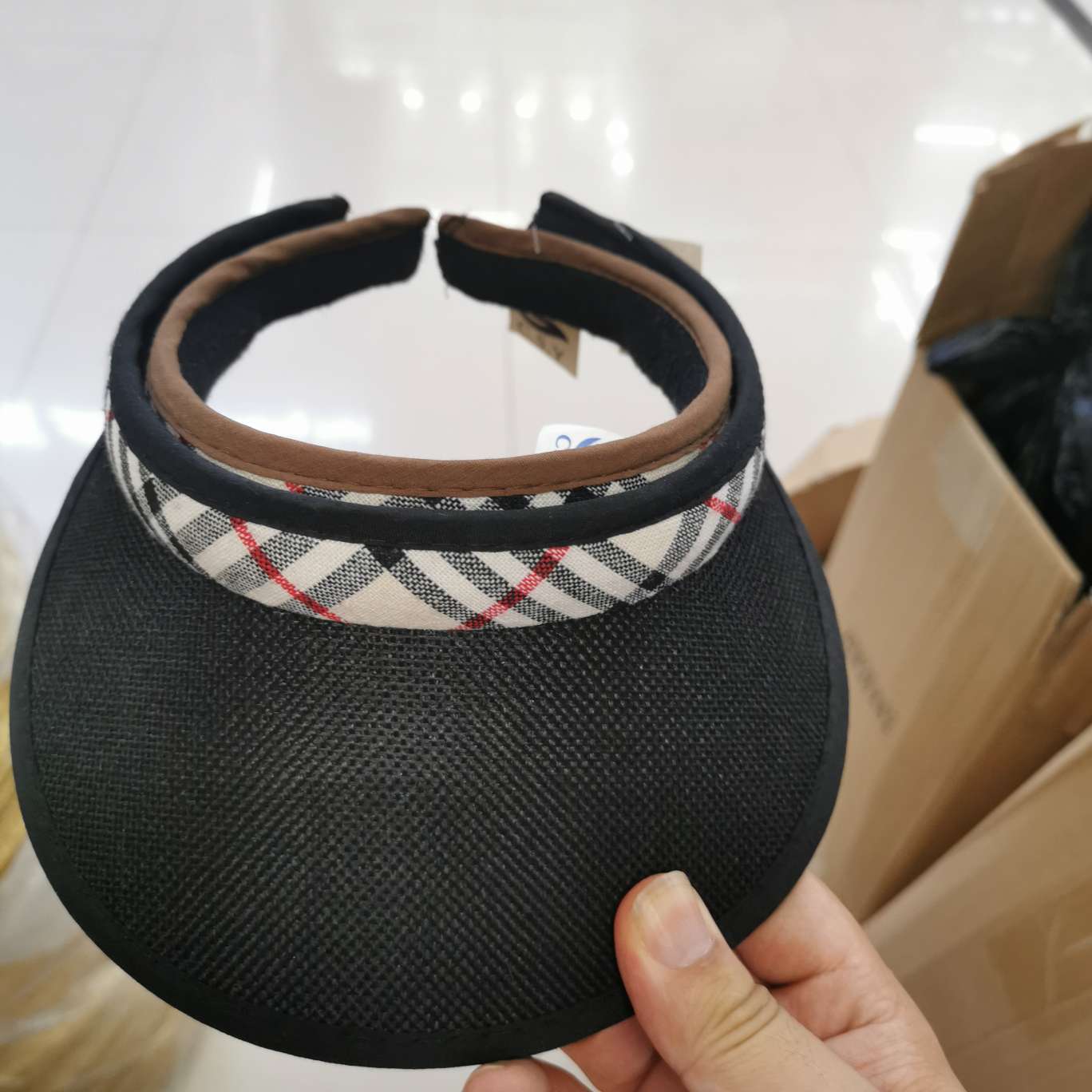 夏季遮阳透气空顶帽