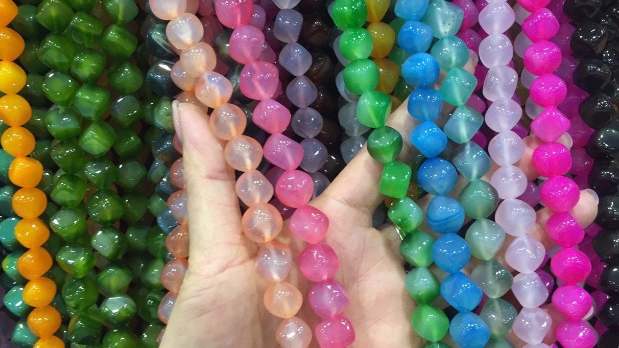 天然玛瑙晶透对角 方块 直播  抖音爆款DIY材料详情图10