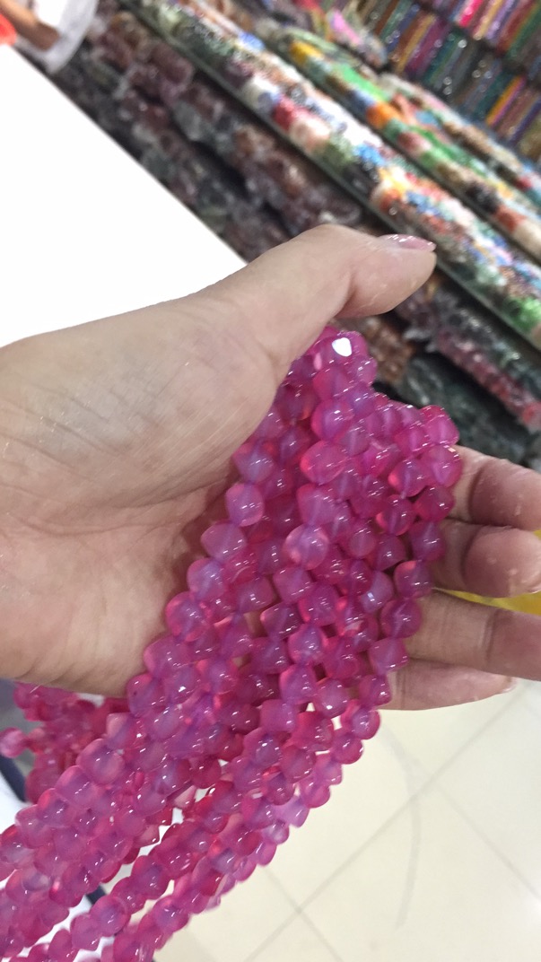 天然玛瑙晶透对角 方块 直播  抖音爆款DIY材料详情图7