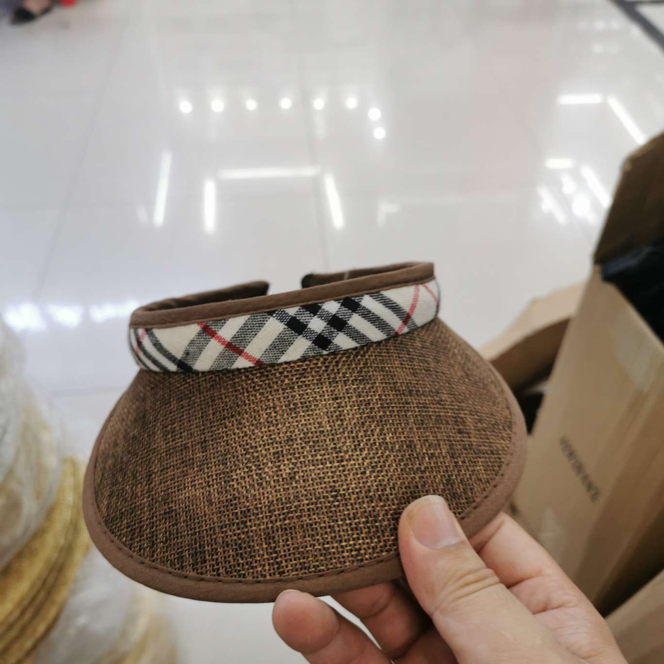 夏季透气遮阳韩版爆款空顶帽