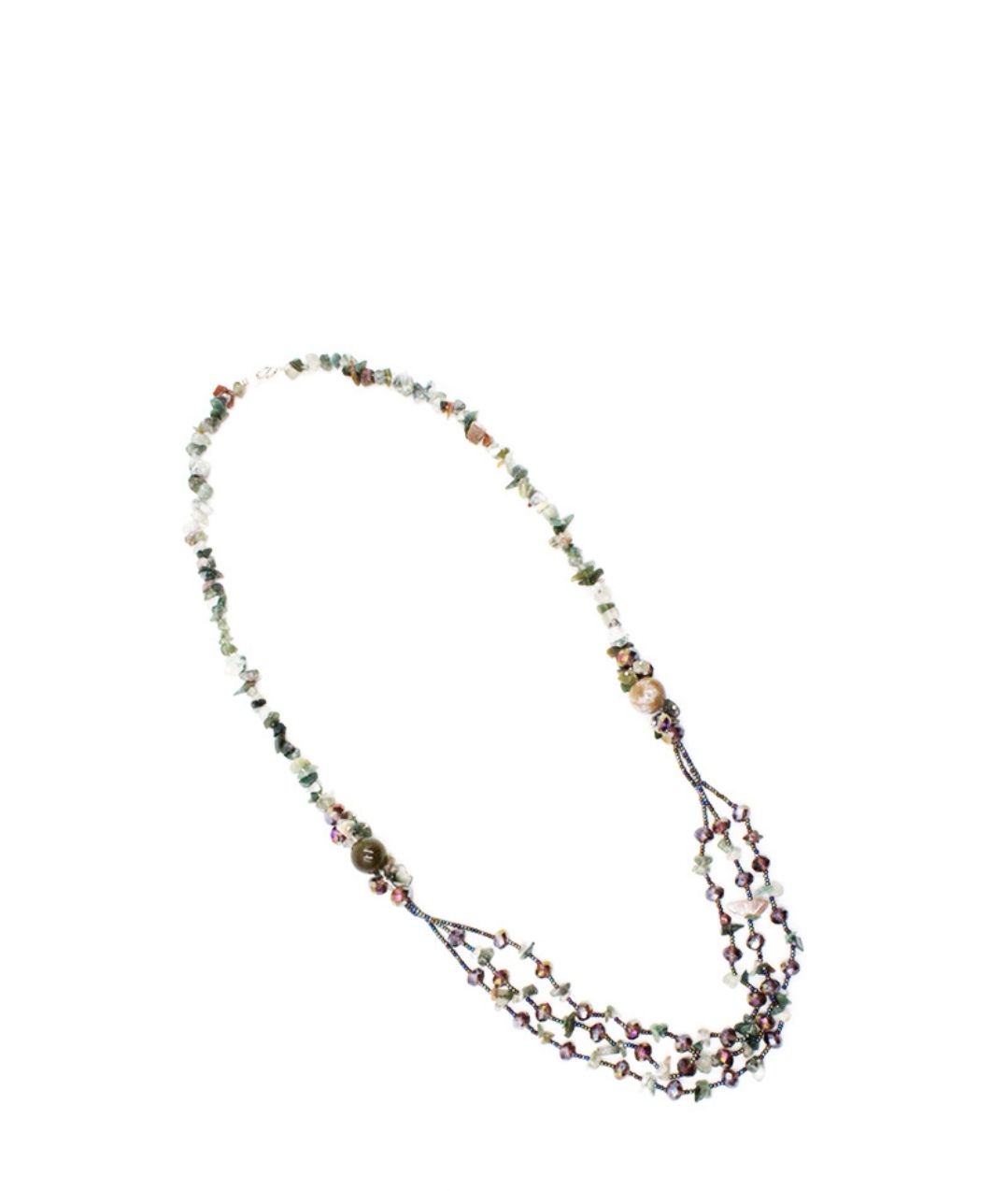Wholesale of new European and American exaggerated long accessory chain hand-woven fresh and fashionable beaded necklaces undefined