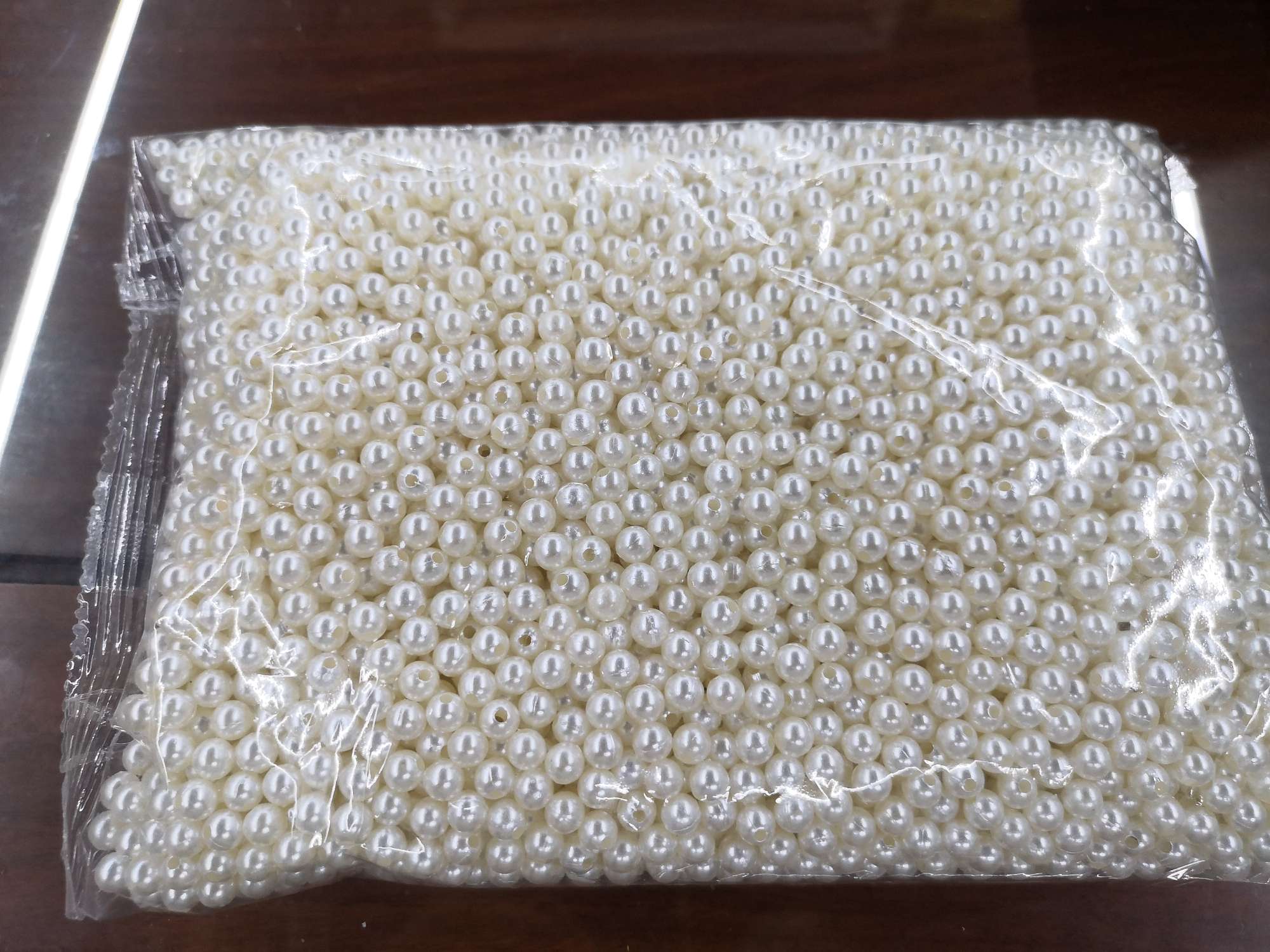 Ordinary Simulation Beads 6Mm Beige