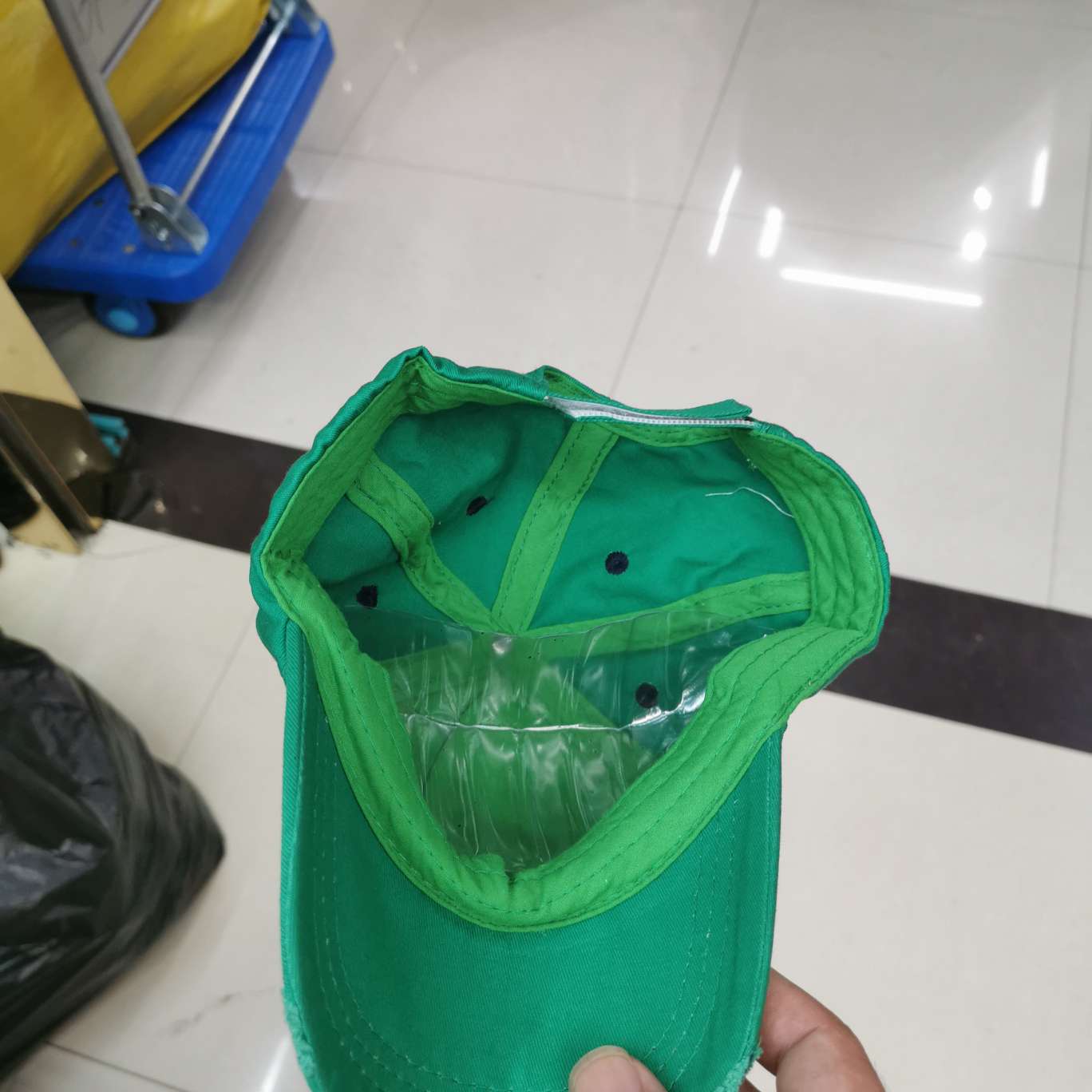 Green Letter Embroidery Children's Baseball Cap Classic E-Commerce Boom details Picture