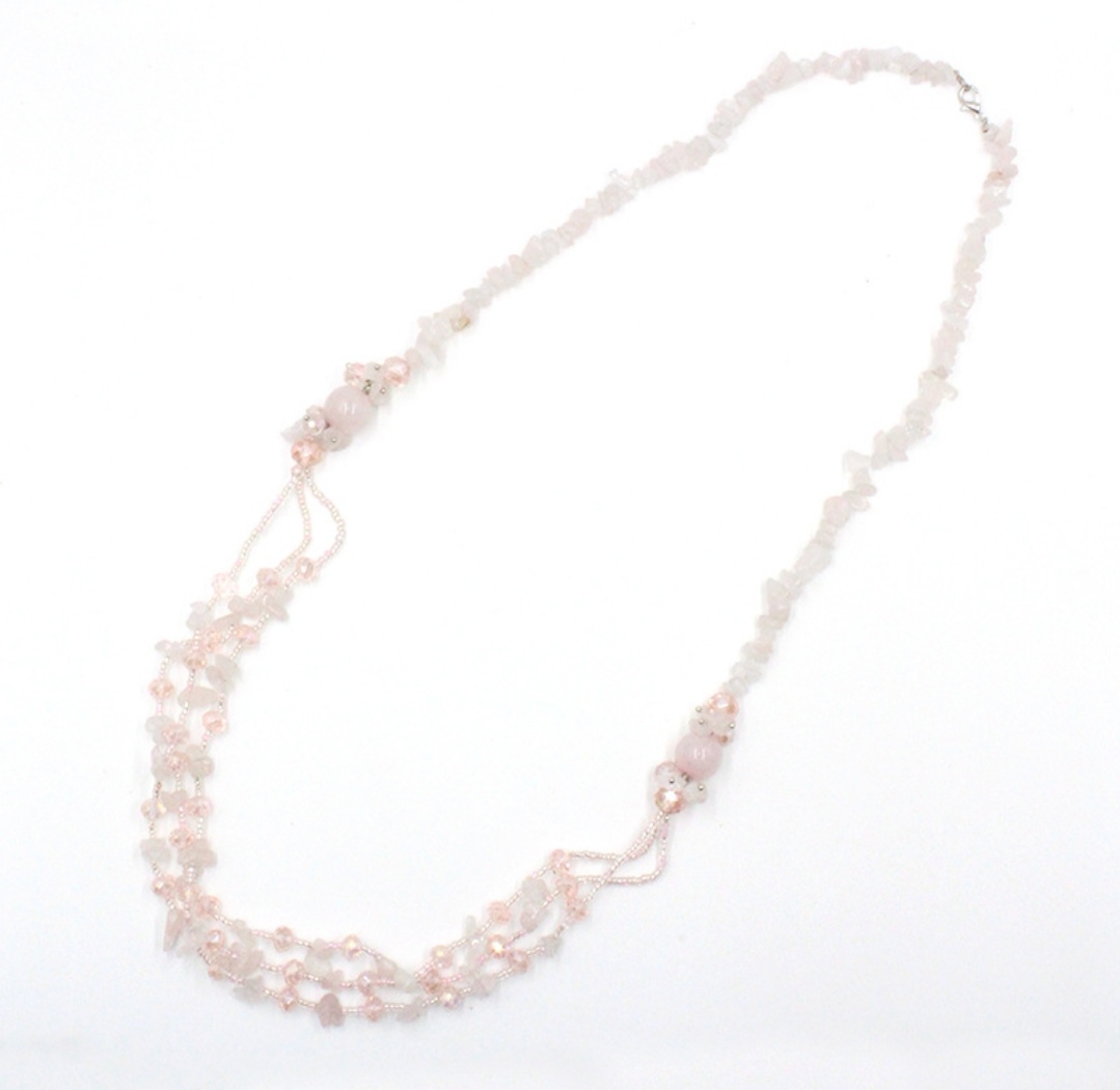 Wholesale of new European and American exaggerated long accessory chain hand-woven fresh and fashionable beaded necklaces undefined