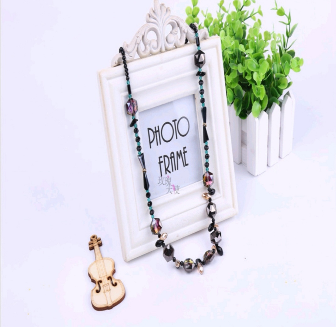 New European and American style versatile and personalized long sweater chain, high-end and elegant necklace manufacturer in stock undefined