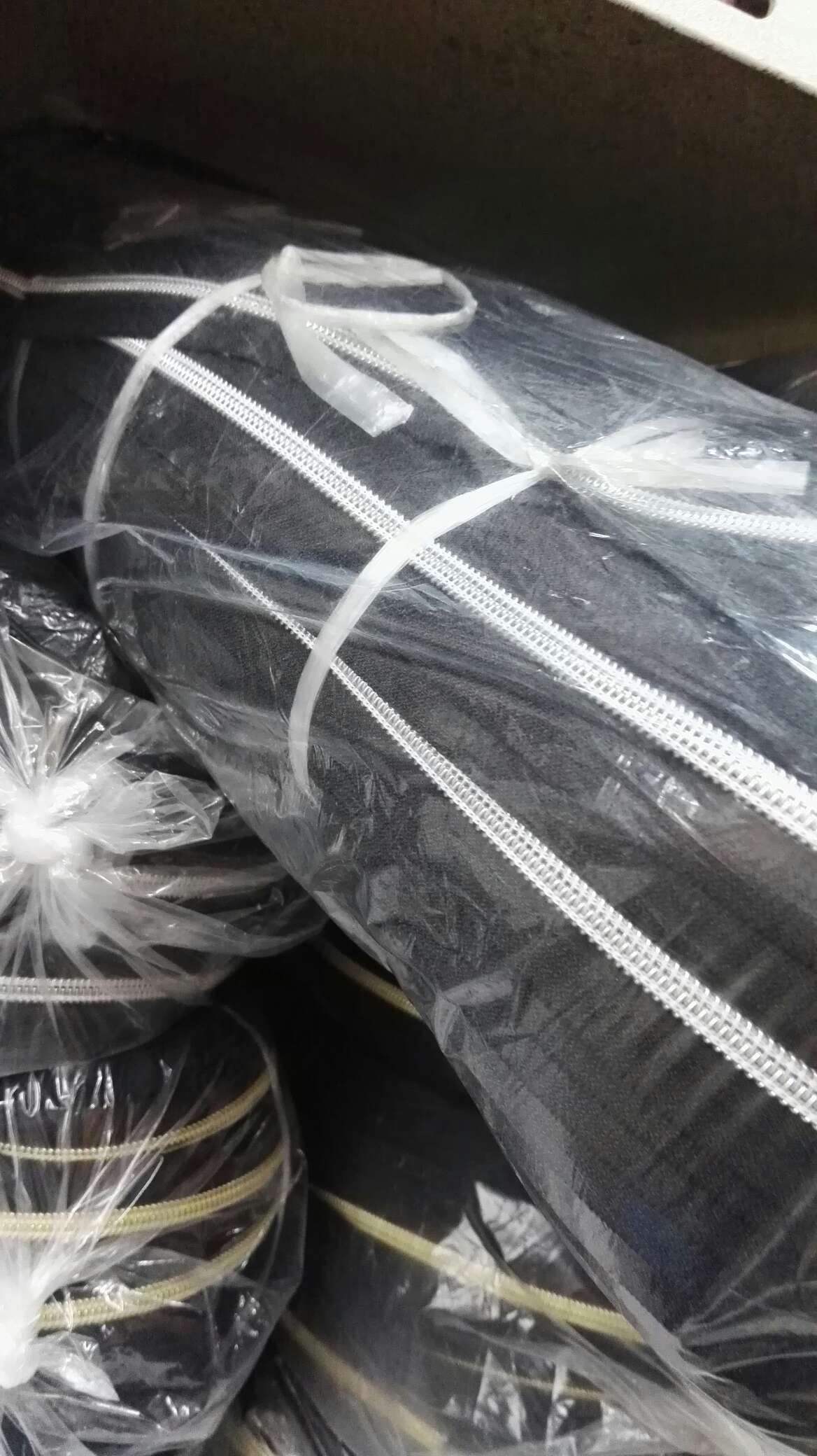5# nylon code for high quality A with black bleached light gold teeth silver teeth 3 kg 200 yards thumbnail
