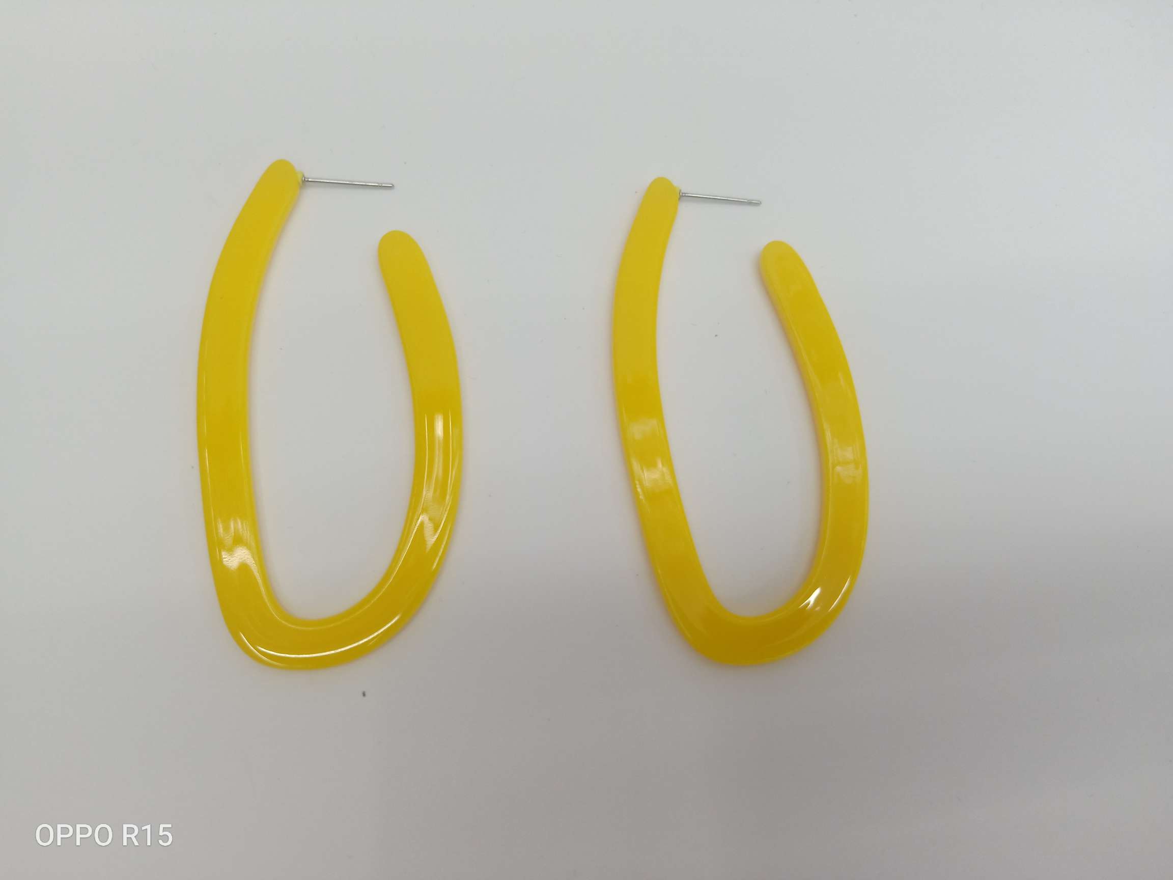 Acrylic acetate earrings details Picture