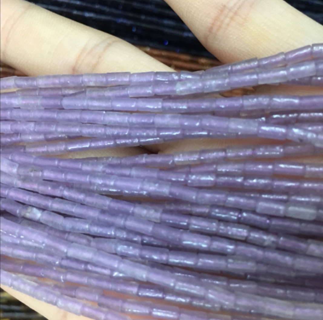 Natural 2*4mm bucket beads, turquoise, green agate, red agate, lapis lazuli, tiger-eye black agate, loose beads, long chain, DIY material by hand undefined