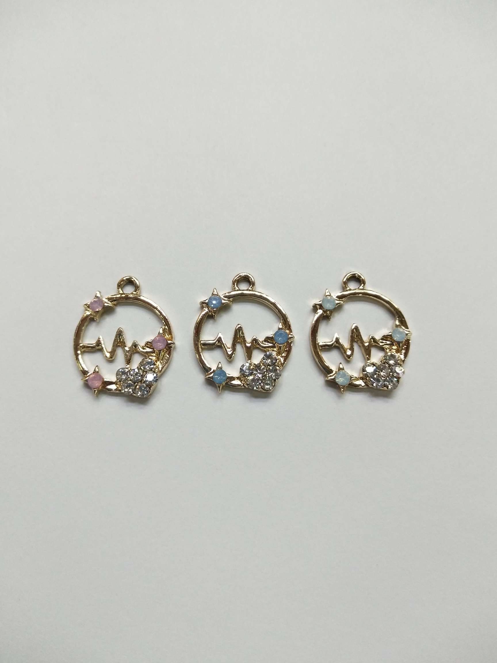 Simple Japanese and Korean style accessories Pendant Headgear earrings pendant alloy (100ps/ bag) thumbnail