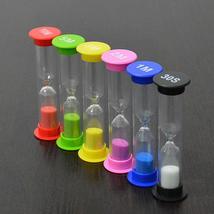 6色计时沙漏玻璃创意摆设沙漏玩具配件沙漏计时器30秒/1分/2分/3分/5分/10分链接是1分钟的价格