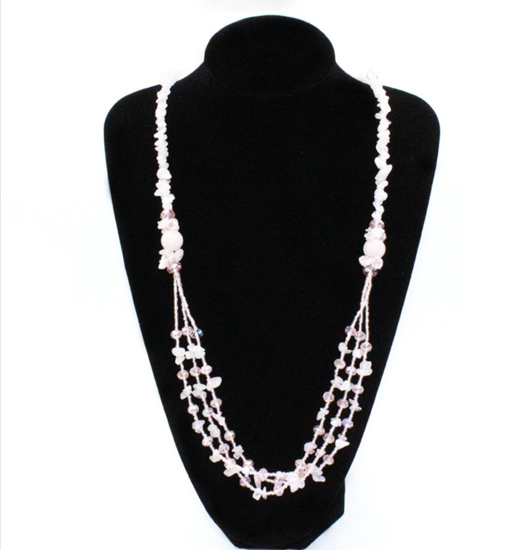 Wholesale of new European and American exaggerated long accessory chain hand-woven fresh and fashionable beaded necklaces Application Scenario