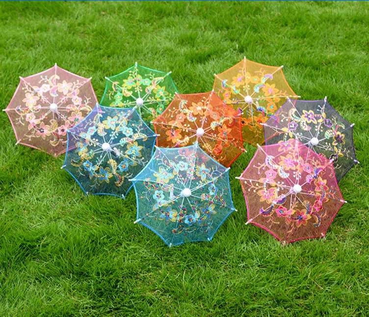 旅游工艺/绣花小伞/摆件产品图