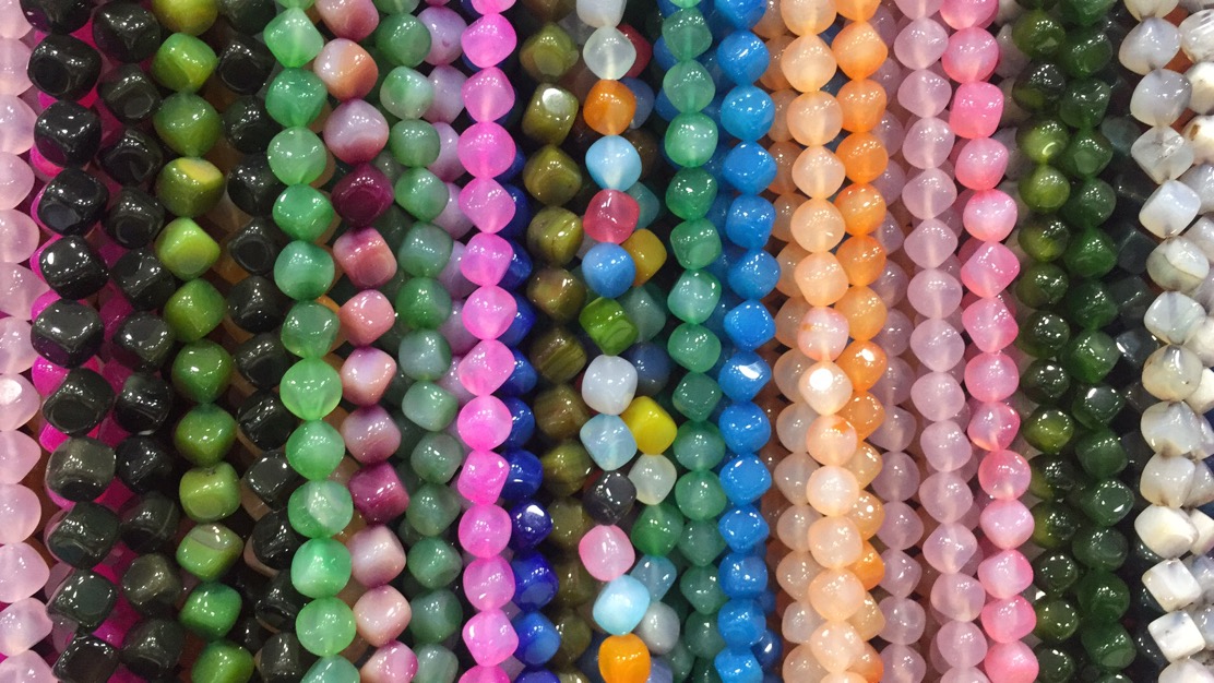 天然玛瑙晶透对角 方块 直播  抖音爆款DIY材料详情图9