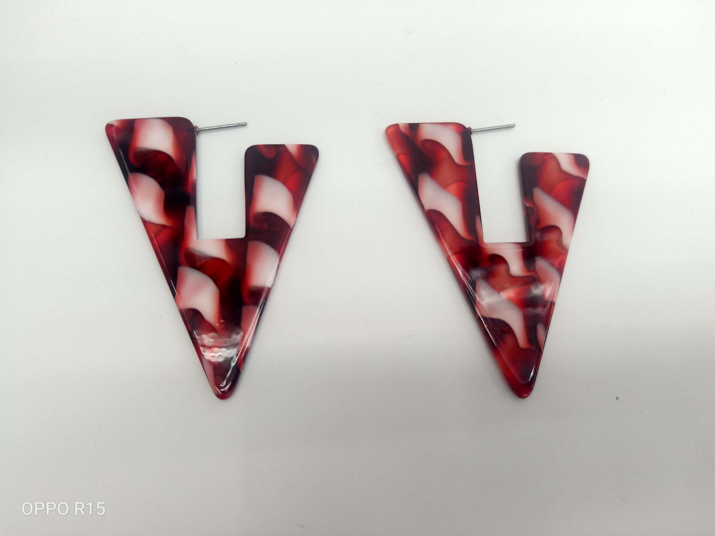 Acrylic acetate sheet earrings Specification image