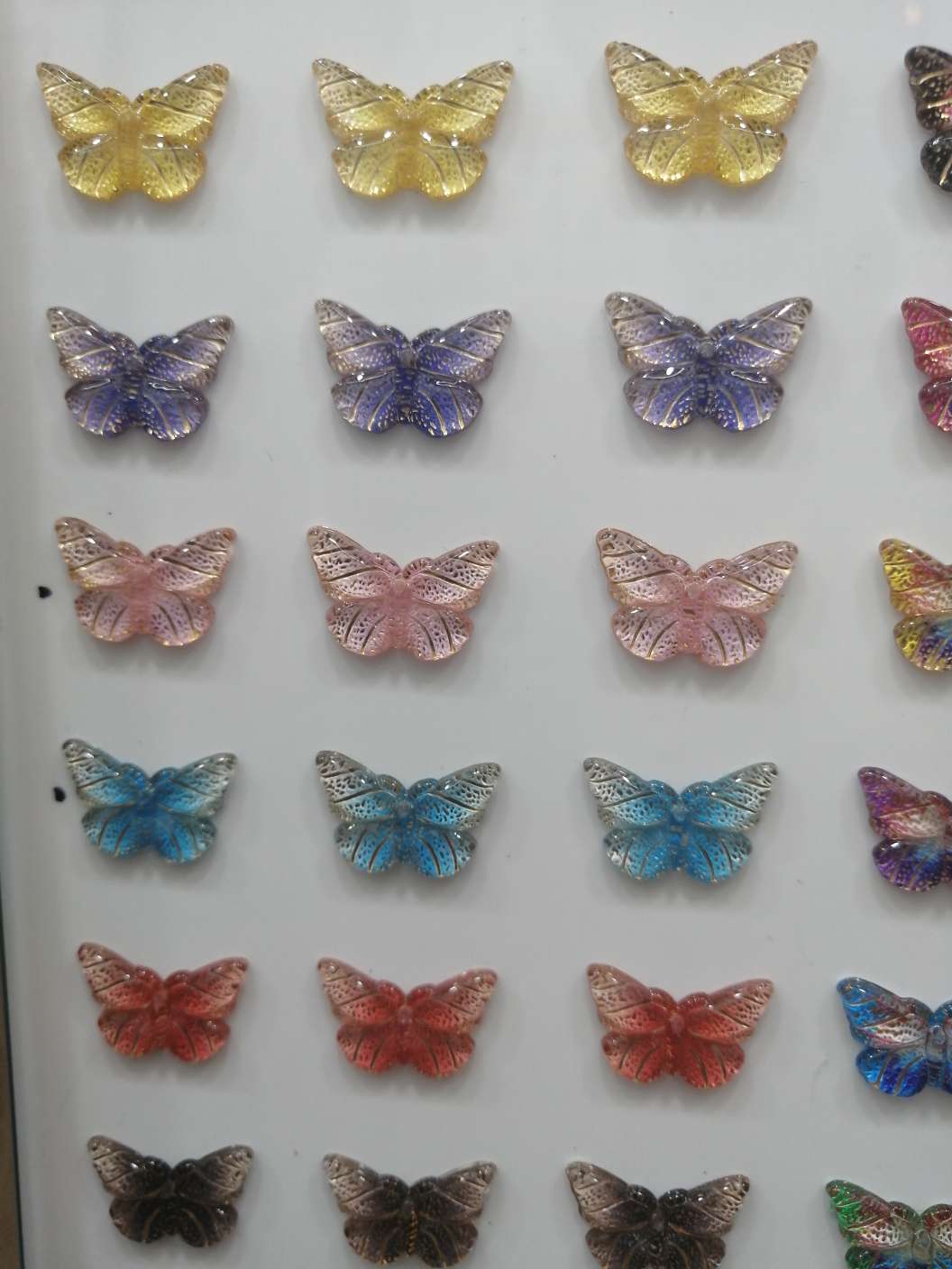 树脂蝴蝶饰品配件网红爆款产品图