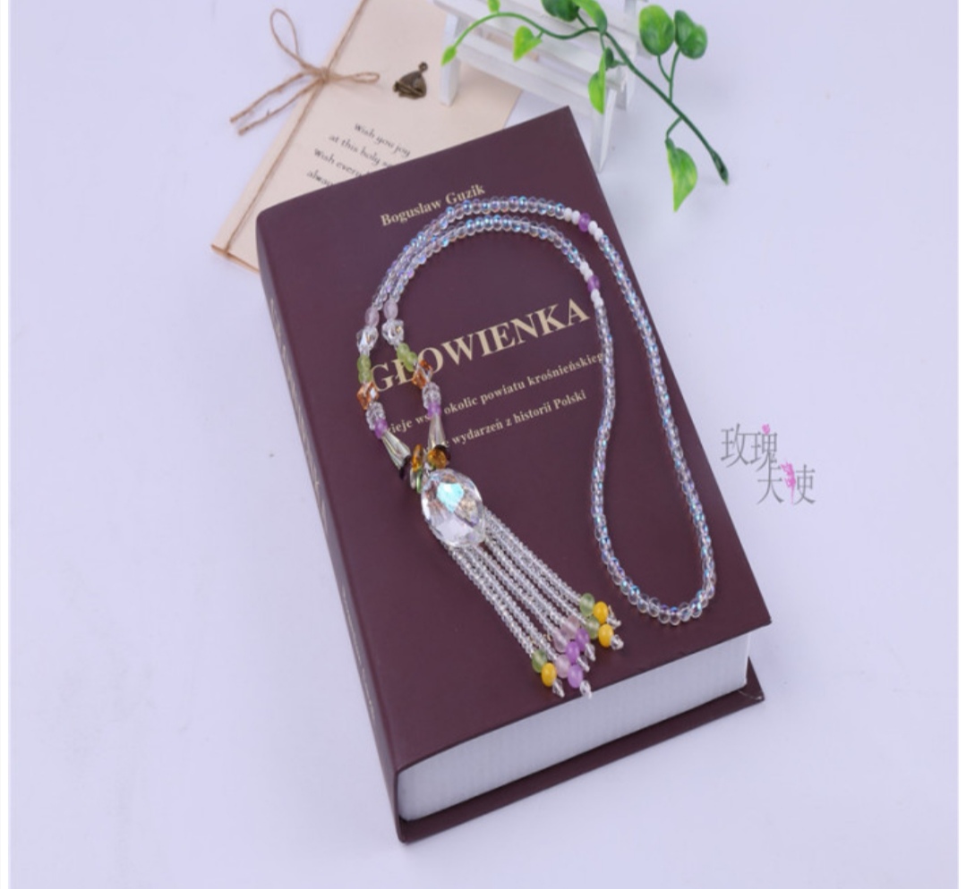 New long sweater chain in European and American style, high-end and elegant necklace manufacturer in stock Specification image