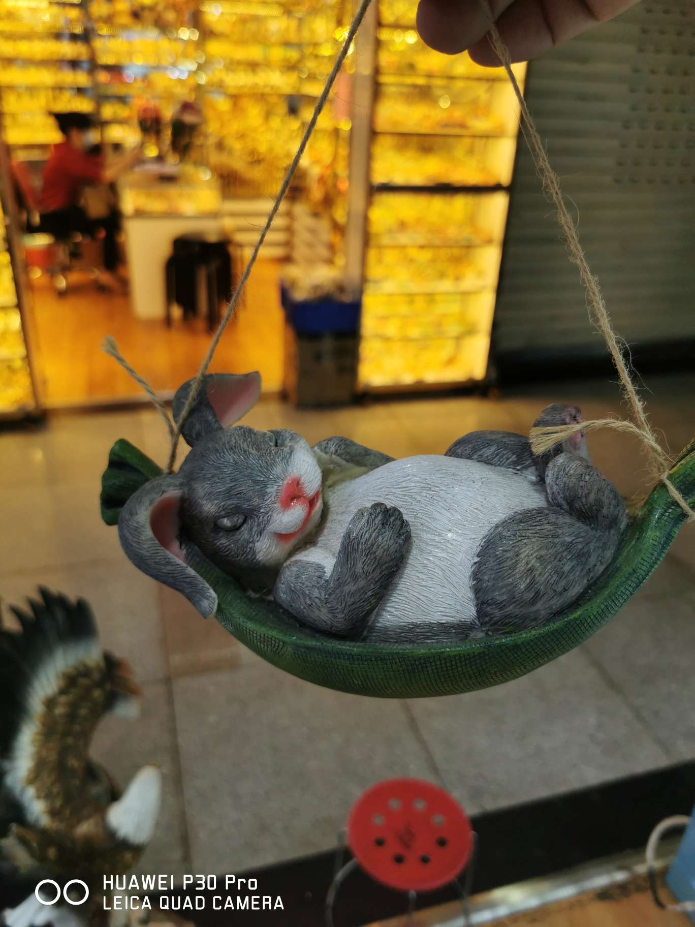 一叶孤舟，睡眠兔！！！家居摆件产品图