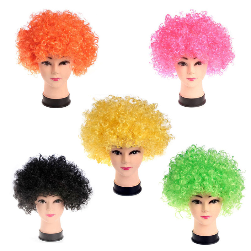 Wig fans hair costume party supplies for Halloween performances thumbnail