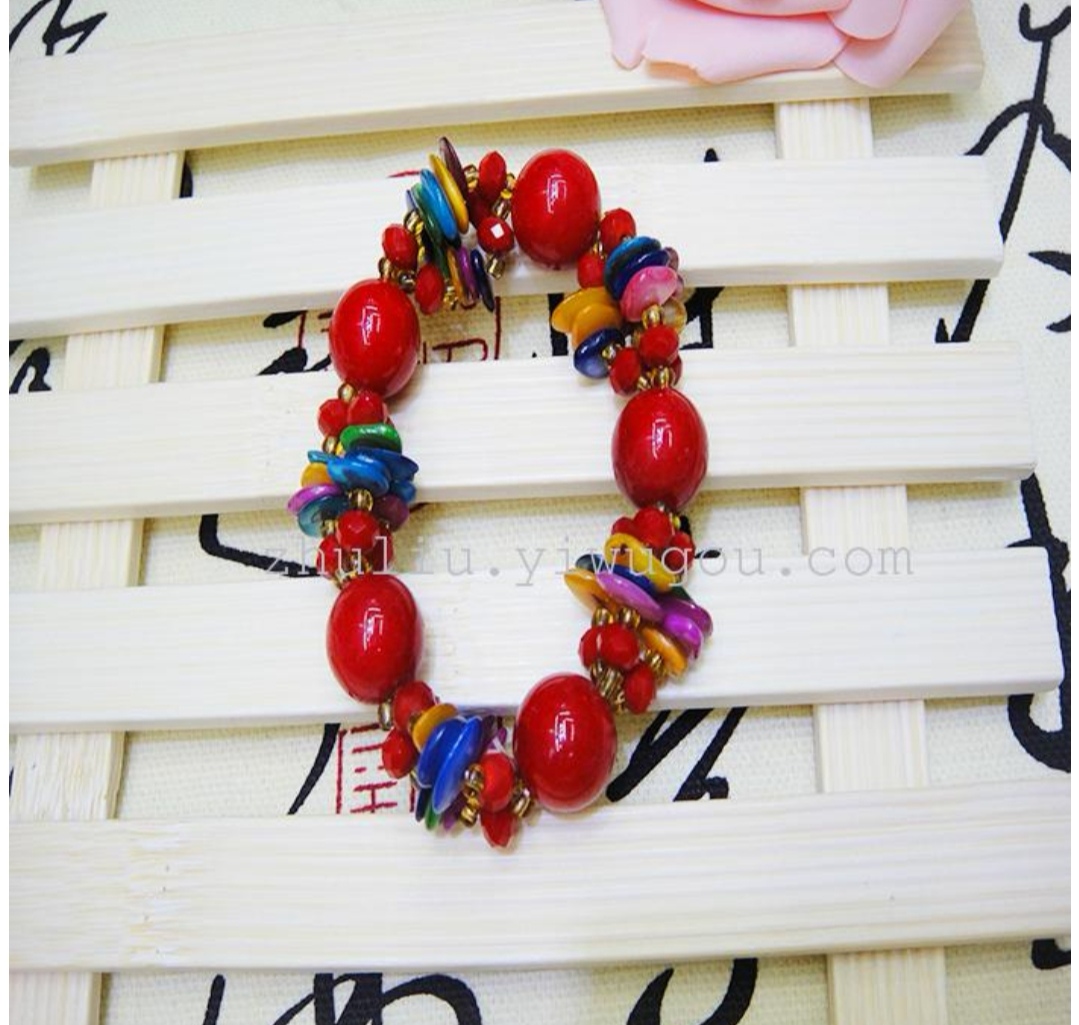 Original Korean-style fashionable agate shell crystal bracelet undefined
