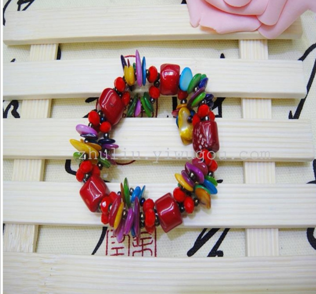 Original Korean-style fashionable agate shell crystal bracelet undefined