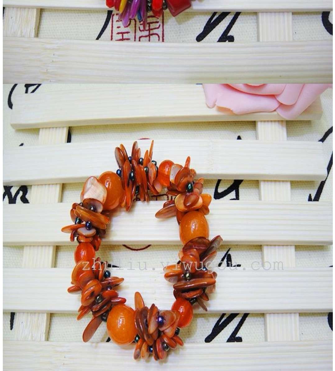 Original Korean-style fashionable agate shell crystal bracelet Specification image