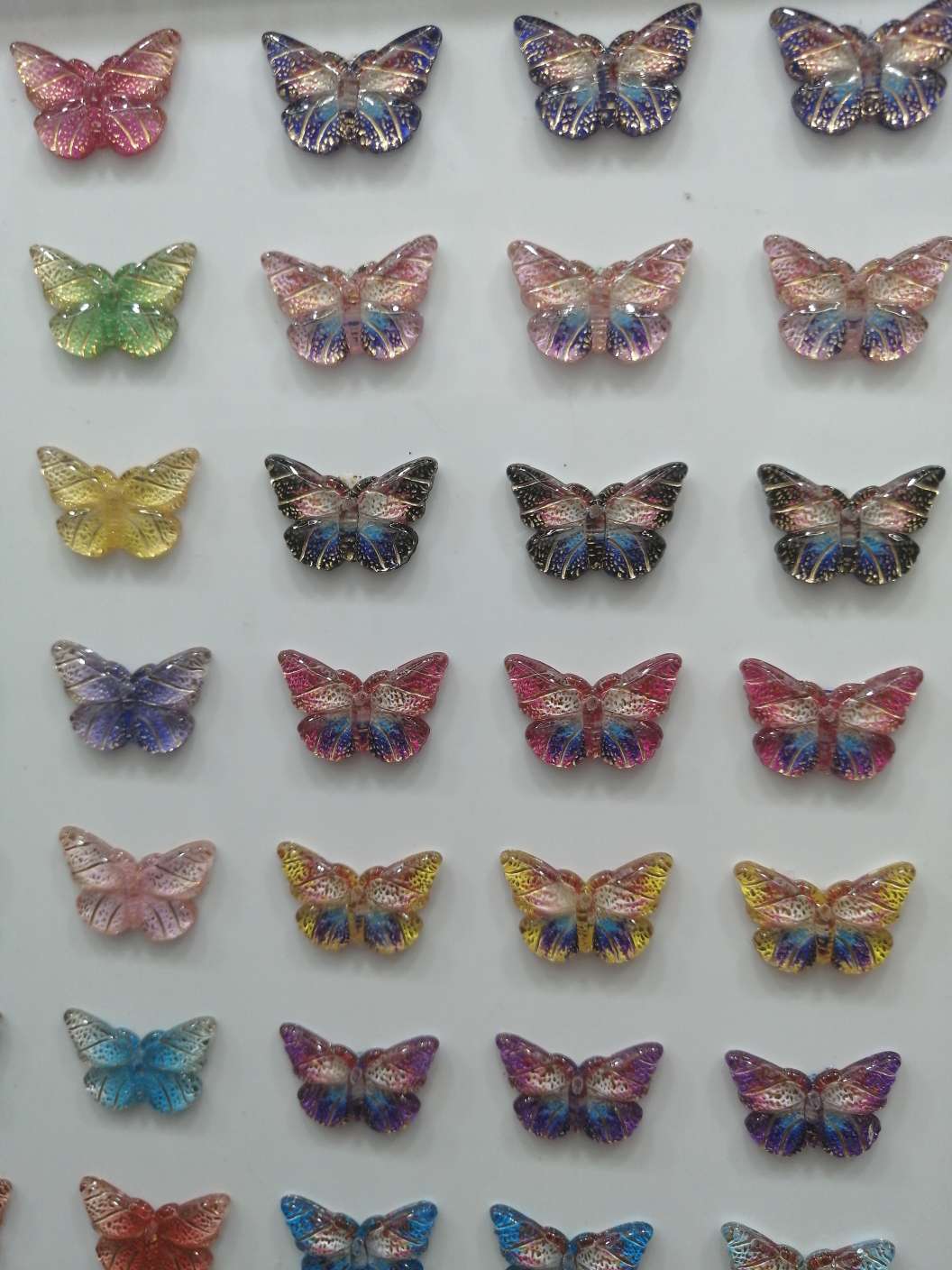 树脂蝴蝶饰品配件网红爆款