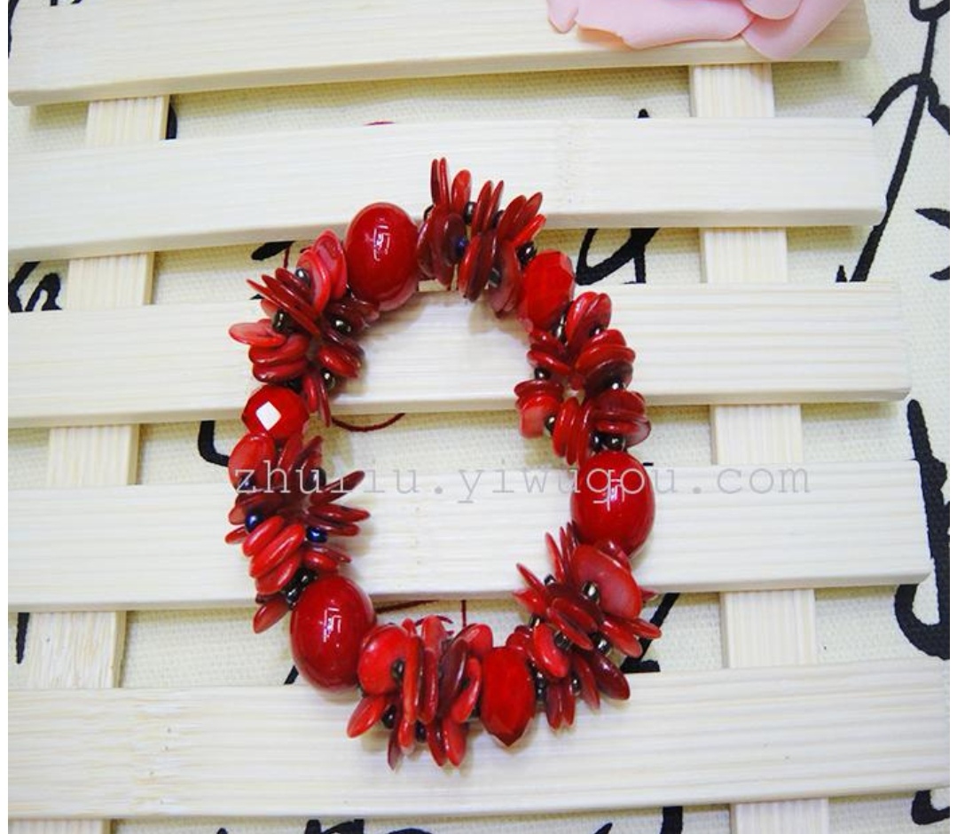 Original Korean-style fashionable agate shell crystal bracelet Item Picture