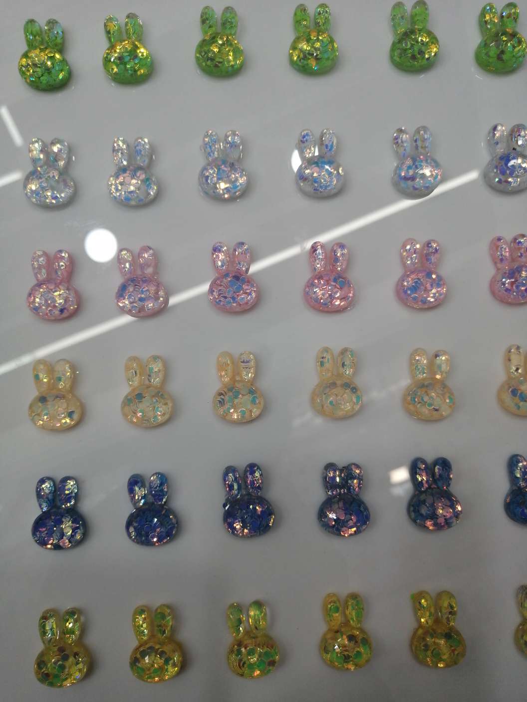 鸿运ABS树脂兔耳朵饰品配件