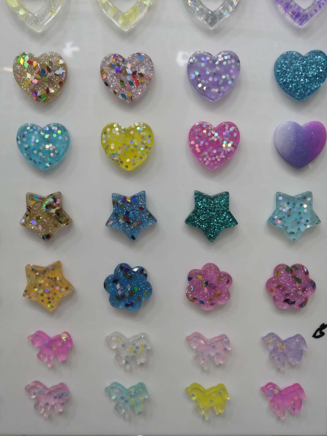 树脂饰品配件桃心网红