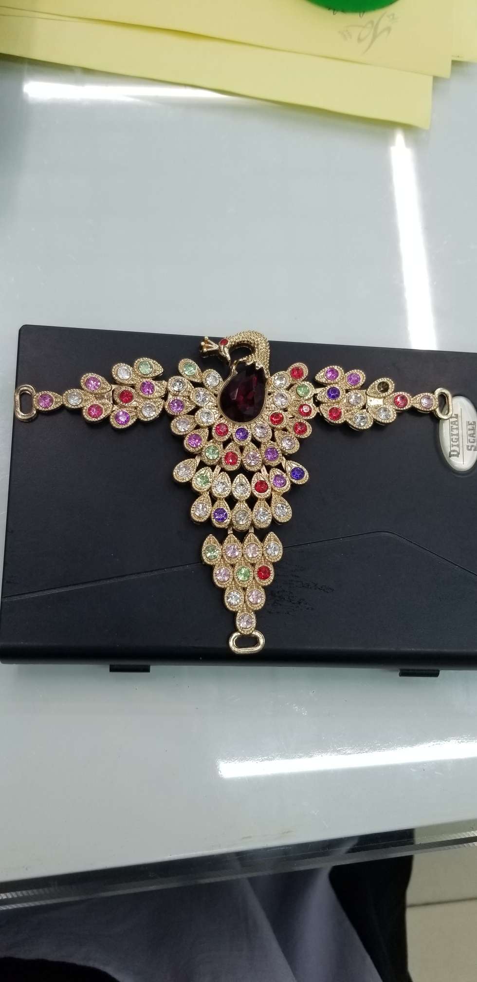 Peacock sandal buckle thumbnail