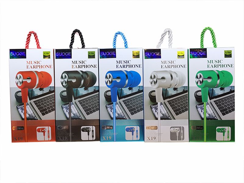 The X19 mobile phone headphones come with a microphone